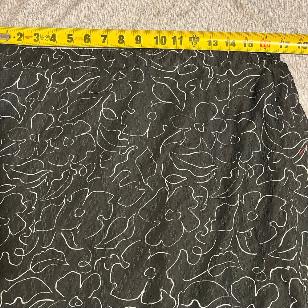 Bobeau Studio B Black A-Line Midi Skirt - Women’s Size XL - Picture 5 of 5